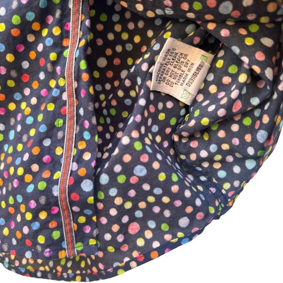Bugatchi Men's Multicolor Polka Dot Shirt | Shaped Fit | Size L by measurements - Picture 8 of 14